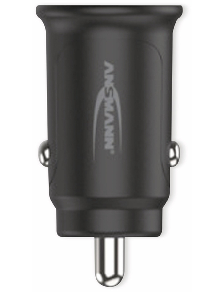 ANSMANN USB-Ladegerät KFZ CC212, 12 W, 5 V-, 2,4 A, 2-port, schwarz - Produktbild 2