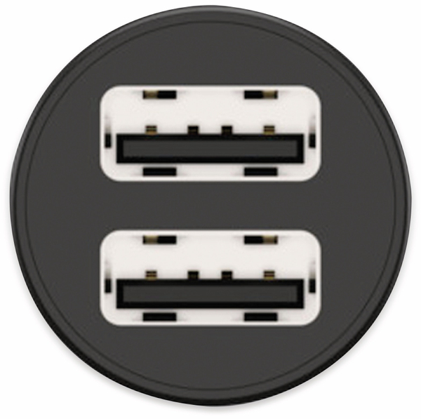 ANSMANN USB-Ladegerät KFZ CC212, 12 W, 5 V-, 2,4 A, 2-port, schwarz - Produktbild 7