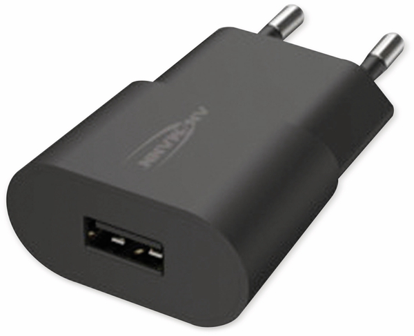ANSMANN USB-Ladegerät HC105, 5 V, 1 A, schwarz - Produktbild 4