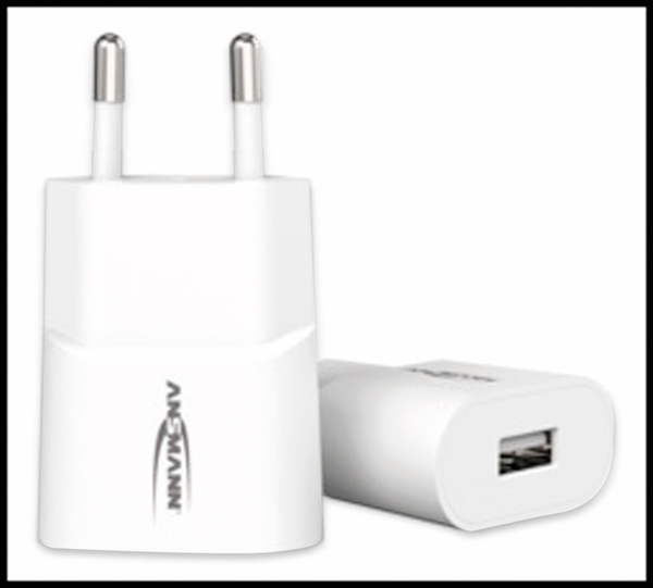 ANSMANN USB-Ladegerät HC105, 5 V, 1 A, weiß - Produktbild 8