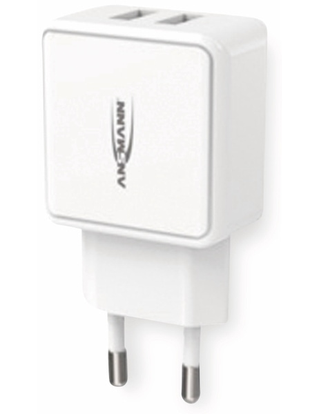 ANSMANN USB-Ladegerät HC212, 5 V, 2,4 A, 2-Port, weiß - Produktbild 6