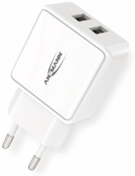 ANSMANN USB-Ladegerät HC212, 5 V, 2,4 A, 2-Port, weiß - Produktbild 7