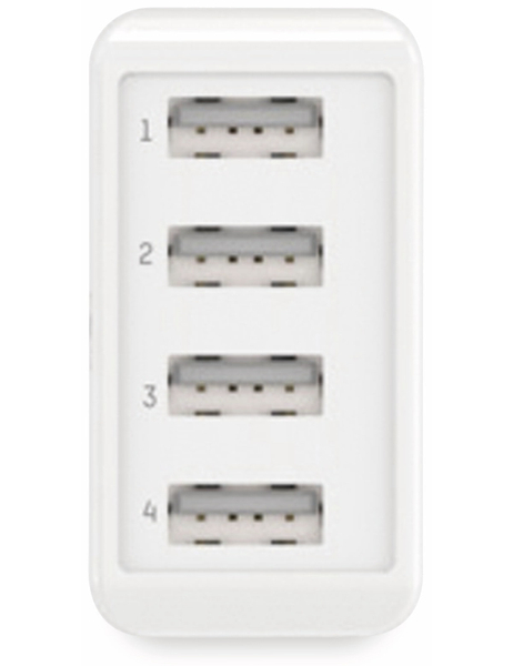 ANSMANN USB-Ladegerät HC430, 30 W, 5 V, 3 A, 4-Port, weiß - Produktbild 3
