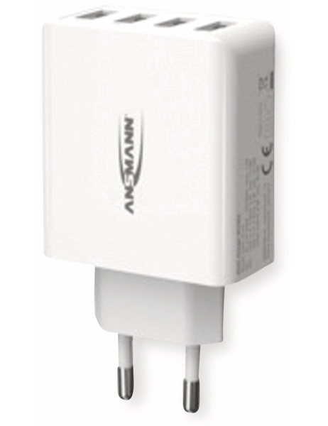 ANSMANN USB-Ladegerät HC430, 30 W, 5 V, 3 A, 4-Port, weiß - Produktbild 6