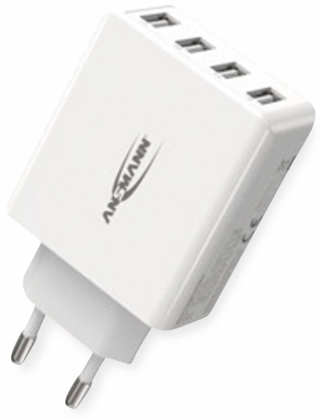 ANSMANN USB-Ladegerät HC430, 30 W, 5 V, 3 A, 4-Port, weiß - Produktbild 7