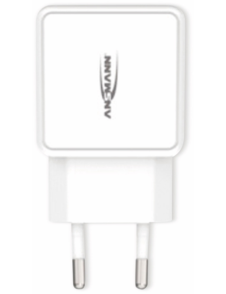ANSMANN USB-Ladegerät HomeCharger HC218PD, 5 - 12V, 3000 mA, weiß
