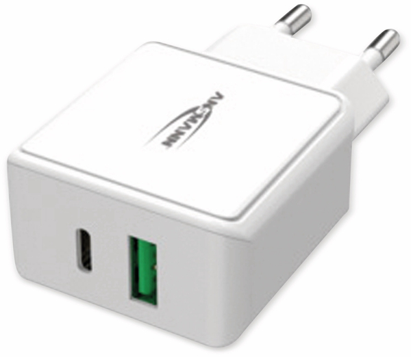 ANSMANN USB-Ladegerät HomeCharger HC218PD, 5 - 12V, 3000 mA, weiß - Produktbild 4