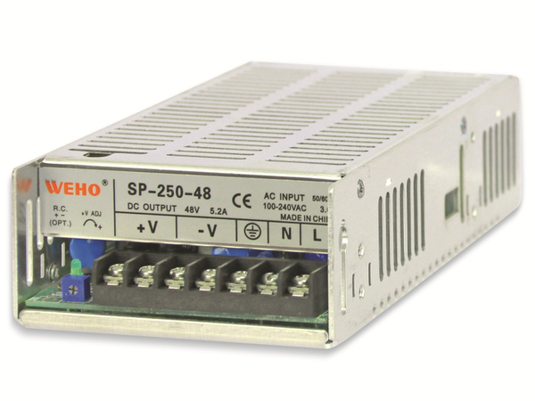 Schaltnetzteil, WEHO, SP-250-48, 48 V-/5,2 A