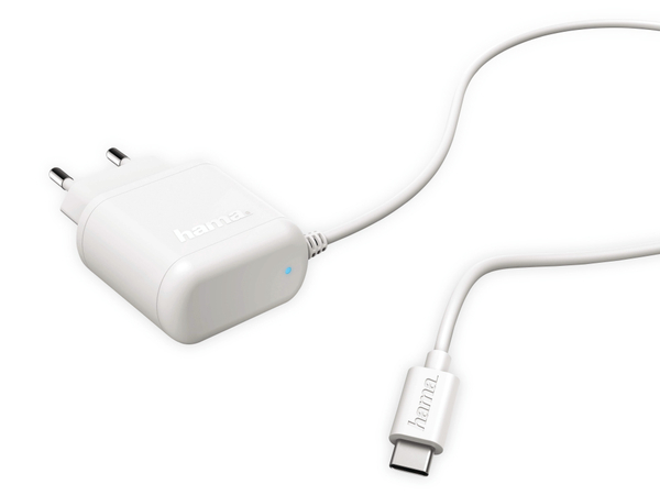 USB-Lader HAMA 183234, 3A, USB-C, weiß - Produktbild 2