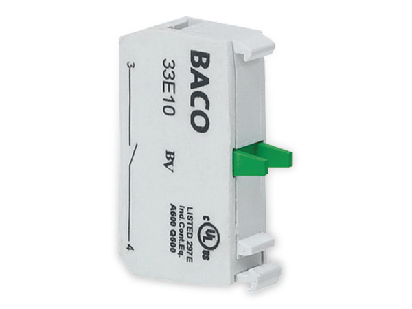 BACO Befehls- und Meldegeräte, 33E10, Kontaktelement, AC15 240V 3A