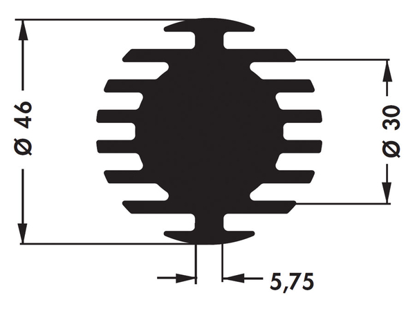 FISCHER Kühlkörper für COB-LED SK59810SA - Produktbild 4