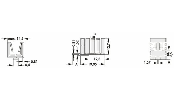 FISCHER ELEKTRONIK Kühlkörper, FK 237 SA220 V, Fingerkühlkörper, schwarz, Aluminium - Produktbild 2