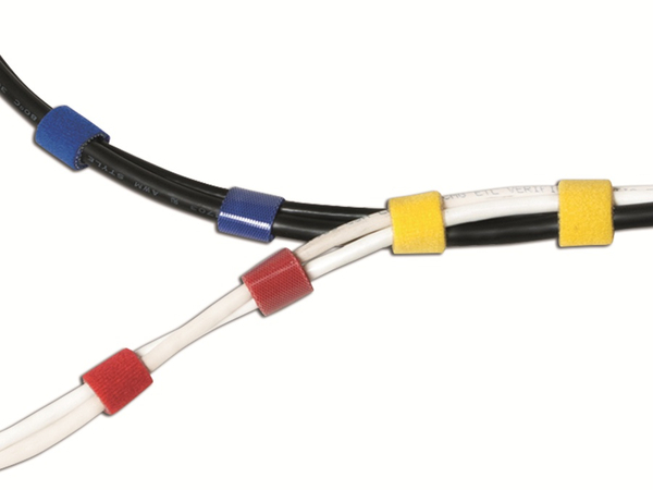 LOGILINK Klett-Kabelbinder KAB0051, 4000x16mm, gelb - Produktbild 4