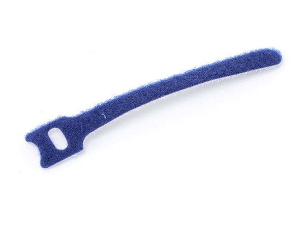 DAYTOOLS Kabelbinder, 125x12 mm, Klettverschluss, blau, 10 Stück