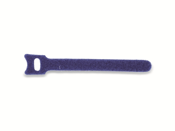 DAYTOOLS Kabelbinder, 125x12 mm, Klettverschluss, blau, 10 Stück - Produktbild 2