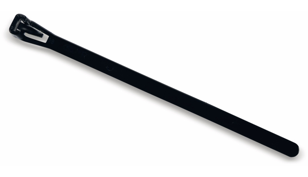 Kabelbinder, 150x7,5 mm, Lösbar, schwarz