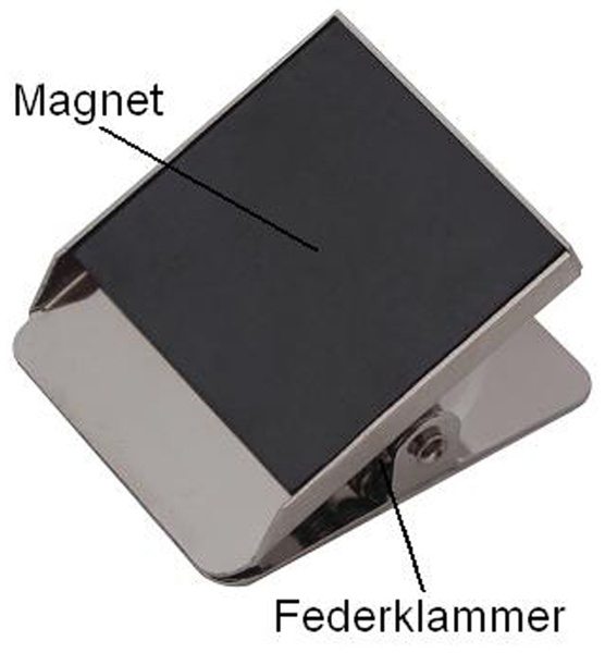 Magnetclip, Magnetklammer 30x30 mm - Produktbild 2