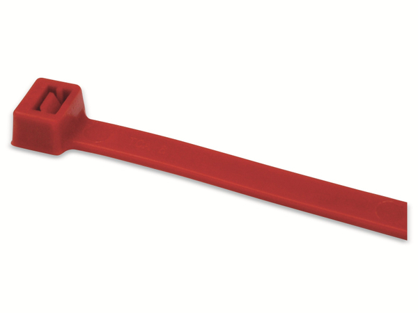 HELLERMANNTYTON Kabelbinder innenverzahnt, 116-08012, 210x4, rot, 100 Stück - Produktbild 3
