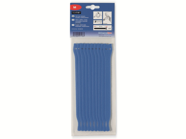 HELLERMANNTYTON Kabelbinder lösbar, 130-00018, 200x12, blau, 10 Stück - Produktbild 3