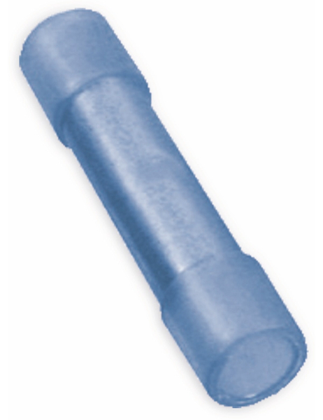 Stoß-Quetschverbinder, 10 Stück, blau