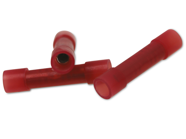 Stoß-Quetschverbinder, 10 Stück, rot - Produktbild 2