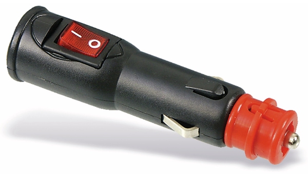 Zigarettenanzünder-Stecker mit Ein-/Aus-Schalter 12 bis 24 V