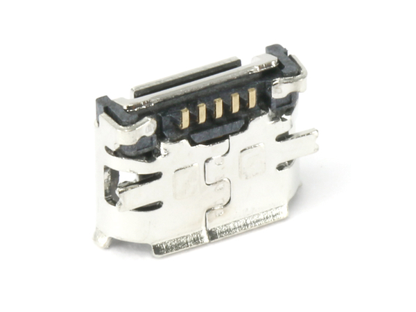 Micro-USB Buchse FCI, Typ B, Version 2.0, SMD, 90° Winkel