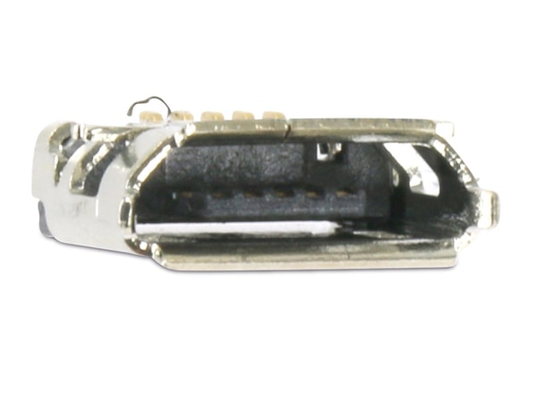 FCI Micro-USB Buchse Typ B, Version 2.0, SMD, 90° Winkel - Produktbild 2