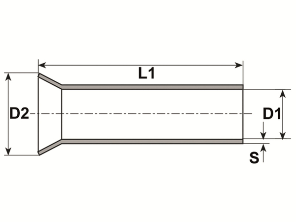 VOGT Aderendhülsen, 440712.47, nicht isoliert, Crimp, 6,0 mm², 100 Stück - Produktbild 2