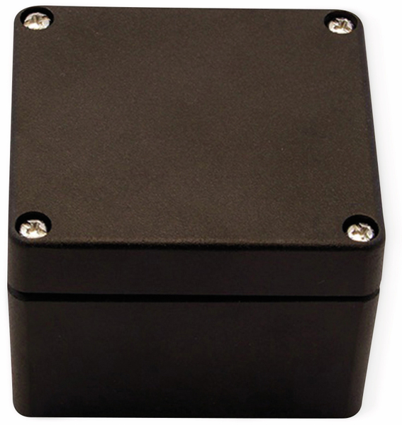 Alu-Gehäuse Efabox, 80x75x57 mm, schwarz, IP68
