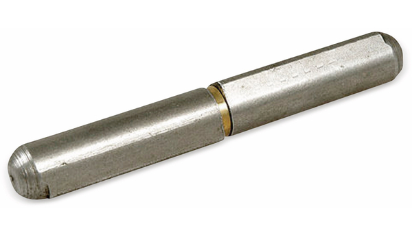 Bandrolle, Anschweißscharnier, 120x16 mm, 2-teilig, Stahl - Produktbild 2