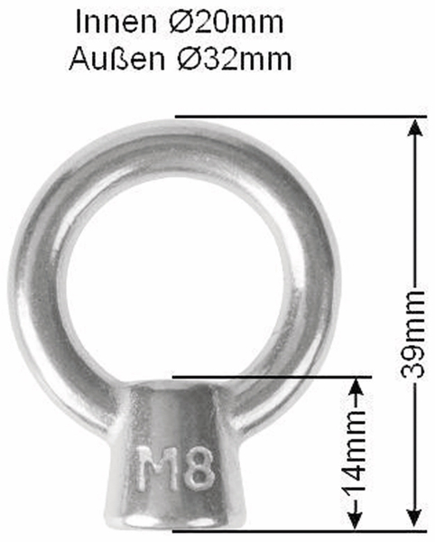 Ringmutter M8 - Produktbild 2