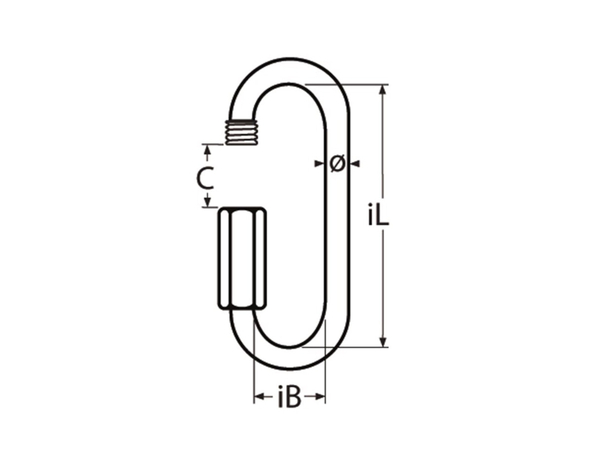 MARINETECH Schraubverbinder Edelstahl A4 lange Form, 4x53mm - Produktbild 2