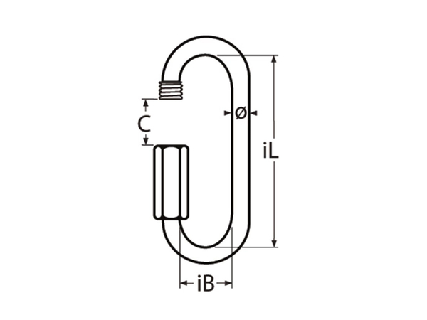 MARINETECH Schraubverbinder Edelstahl A4 lange Form, 5x62mm - Produktbild 2