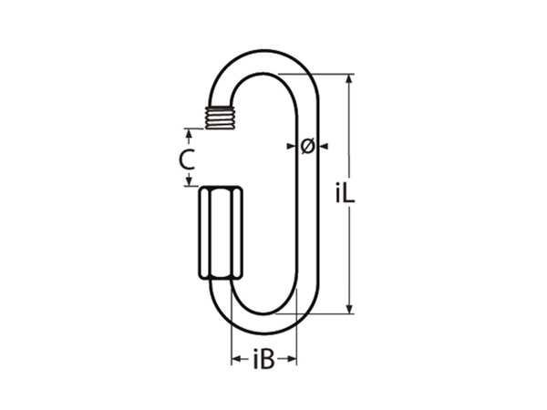 MARINETECH Schraubverbinder Edelstahl A4 lange Form, 6x72mm - Produktbild 2