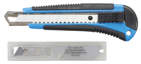 BGS TECHNIC Universal-Messer mit Ersatzklingen