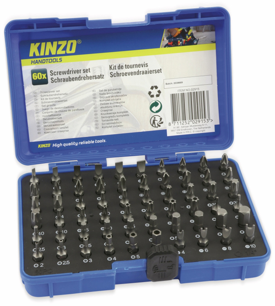 Kinzo Bitsatz 60-teilig - Produktbild 3