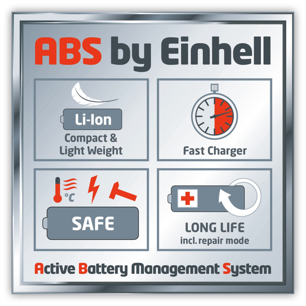 EINHELL Akku-Bohrschrauber TE-CD 18/2 Li Kit, 2x 1,5 Ah - Produktbild 13