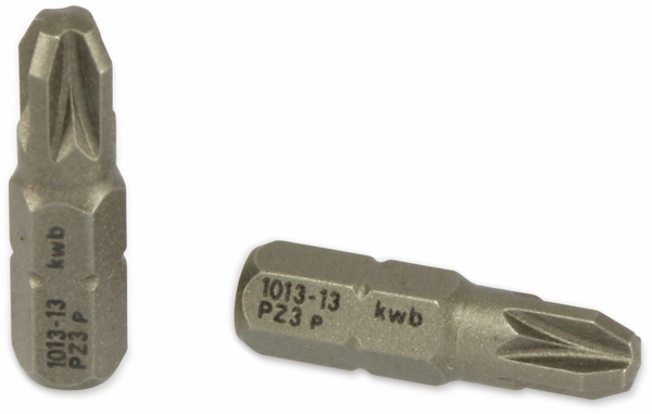 KWB Bit-Set, PZ3, Chrom-Vanadium Stahl, 10 Stück