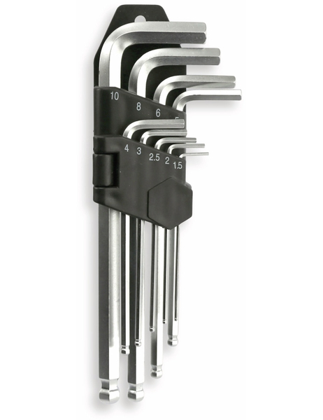 DAYTOOLS Innensechskantschlüssel-Set SLM155, 9-teilig, 1,5...10 mm - Produktbild 2