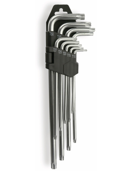 DAYTOOLS Innenstern-Schlüsselsatz SLL159, 9-teilig, T10...T50 - Produktbild 2