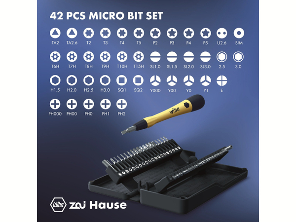 WIHA zai Hause Micro-Bit Set 44624, 42-tlg. - Produktbild 19