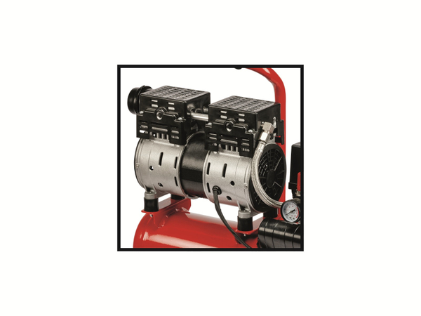 EINHELL Luft-Kompressor TE-AC 6 Silent, 550 W, 6 L, 8 bar - Produktbild 6
