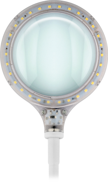 GOOBAY LED Stand-/Klemm-Lupenleuchte, 6W, 480lm, 1,75x Vergrößerung, weiß - Produktbild 4
