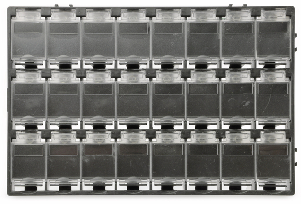 SMD-Systemcontainer T-156, 24-fach, schwarz - Produktbild 4
