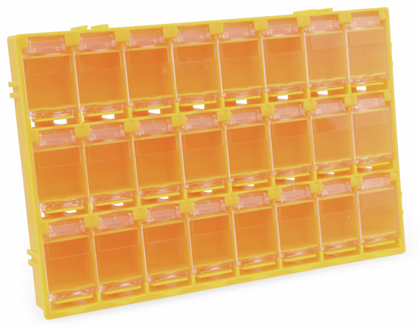 SMD-Systemcontainer T-156, 24-fach, orange