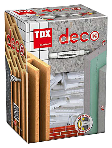 TOX Allzweckdübel Deco 016100031, 6/41, 100 Stück - Produktbild 2
