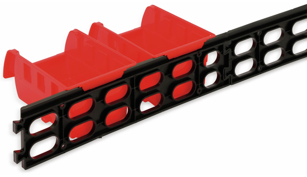 Stapelsichtbox KINZO, 120x100x70 mm, 8 Stück, rot - Produktbild 5