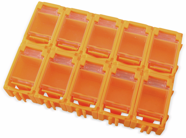 SMD-Container, 45x29,5x22 mm, 10 Stk., orange