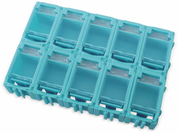 SMD-Container, 45x29,5x22 mm, 10 Stk., blau